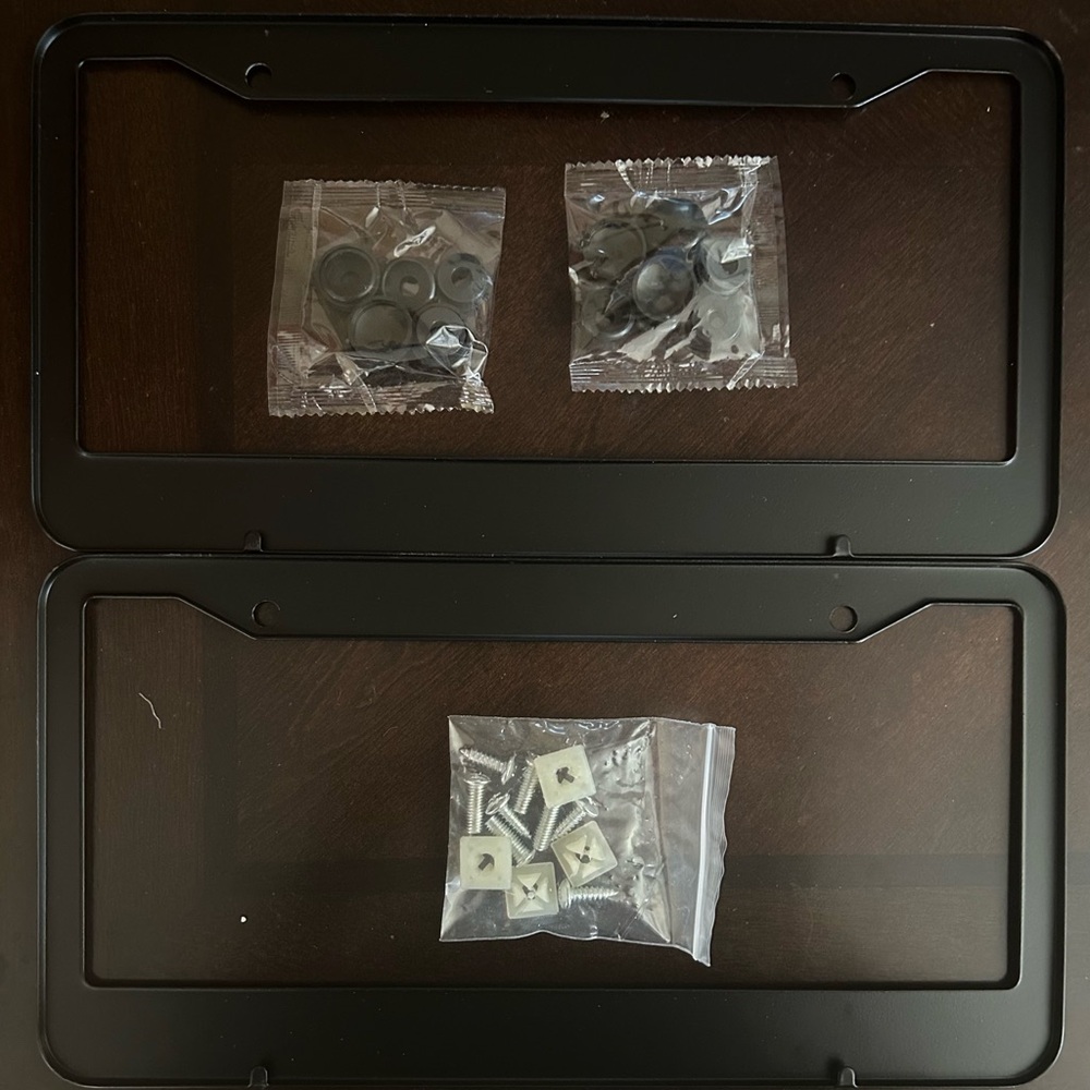 Brand New USMC Dual License Plate Frames - Picture 2 of 3